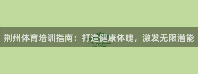 富联平台开户流程：荆州体育培训指南：打造健康体魄，激