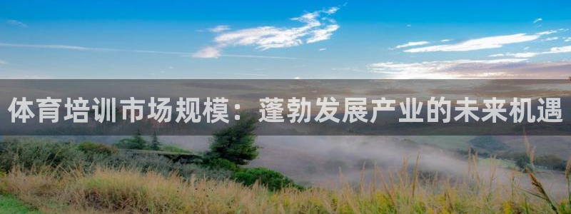 富联娱乐登录注册入口官网：体育培训市场规模：蓬勃发展产业的未